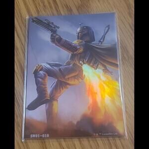2023 Card.Fun Star Wars Boba Fett Art Trading Card # SW01-010 Disney Licensed